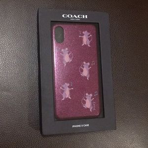 Authentic Coach iPhone X case